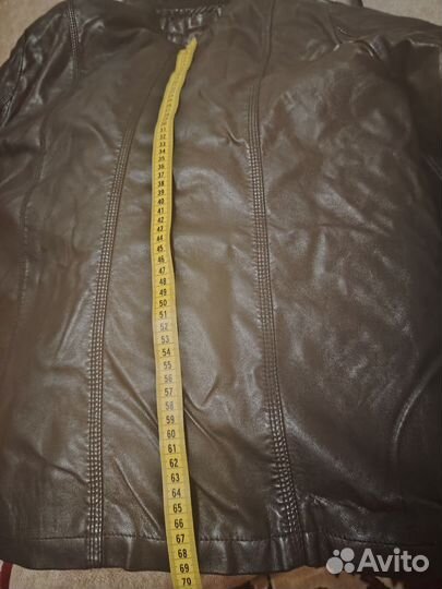 Куртка кожанная, 52 размер - 54 размер