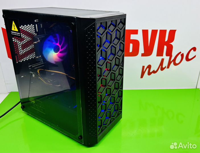 Мощный игровой компьютер 6 ядер 16 гб GTX1060