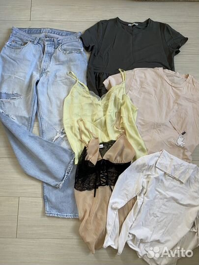 Женская одежда р М, 2 пакета