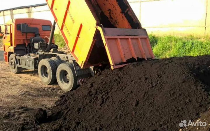 Песок камень щебень отсев навоз