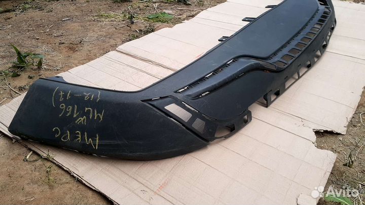 Юбка бампера задняя Mercedes M-Class W166