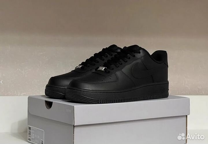 Nike air force 1 black оригинал