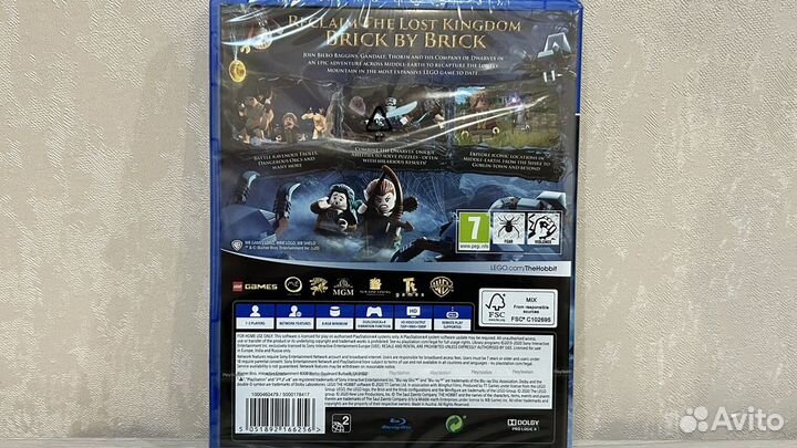Lego Hobbit ps4 Новый диск