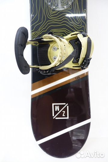 Сноуборд zuma deepfried 146 см + крепления