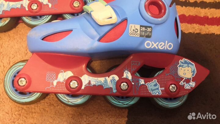 Роликовые коньки 28-30 рр с защитным комплектом