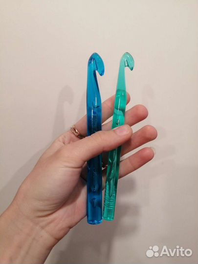 Крючок для вязания 15 и 12 мм