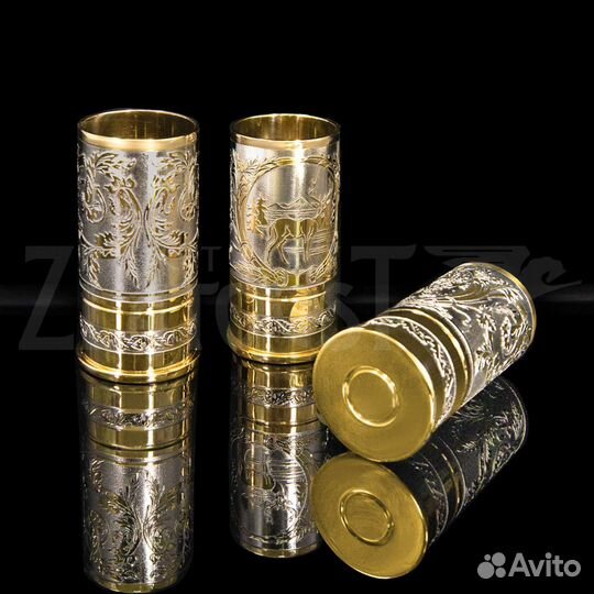 Стопки гильзы для водки на подарок охотнику