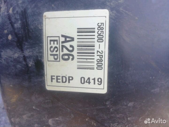 Вакуумник хендай сантафе 2