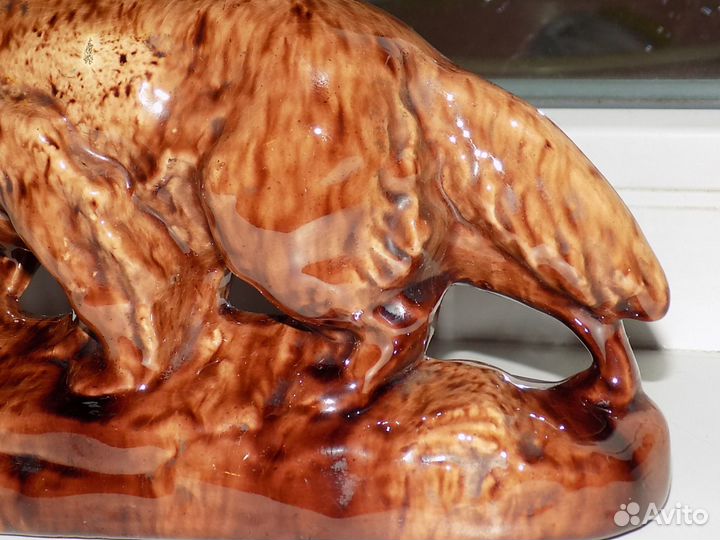 Охотничья собака. Старая Гжель. СССР