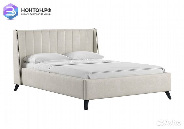 Кровать Мелисса светло-бежевая