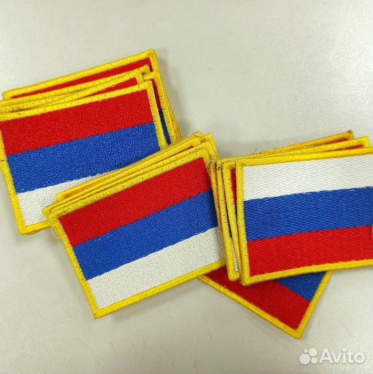 Шевроны (нашивки) ска, флаг России