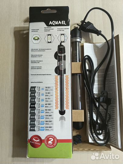 Нагреватель для аквариума aquael platinum 100 Вт