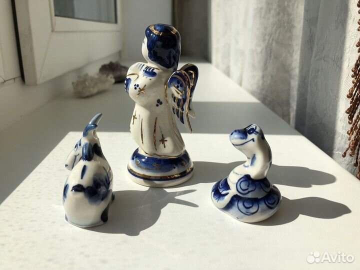 Статуэтки фигурки гжель