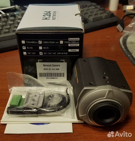 IP видеокамера стандартного дизайна LG/ITX/Arecont