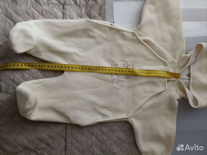 Флисовый комбинезон/поддева,68