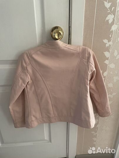 Кожаная куртка для девочки