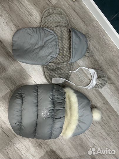 Зимний конверт для новорожденных