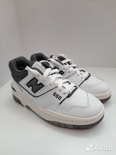 New Balance 550 White Grey Dark Grey