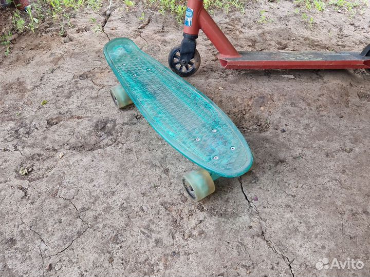 Пенни борд светящийся