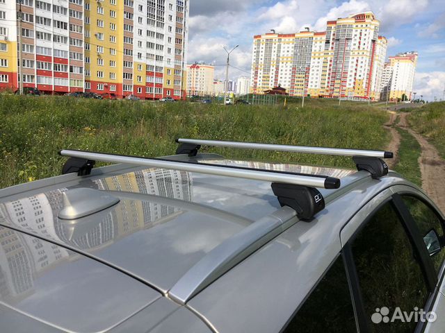 Дуги ED аэро серебристые на низкий рейлинг