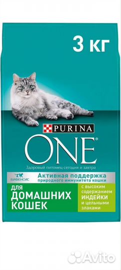 Корм для кошек, Purina ONE 3 кг
