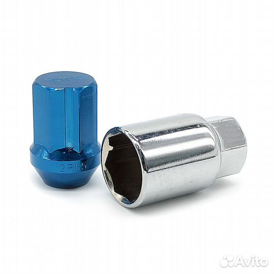 Гайки MaxGuard Max-S M12 x 1,5, синие