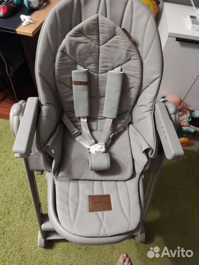 Стульчик для кормления happy baby berny lux