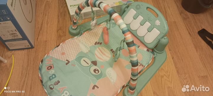 Развивающий коврик с пианино