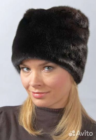 Шапка женская норковая 