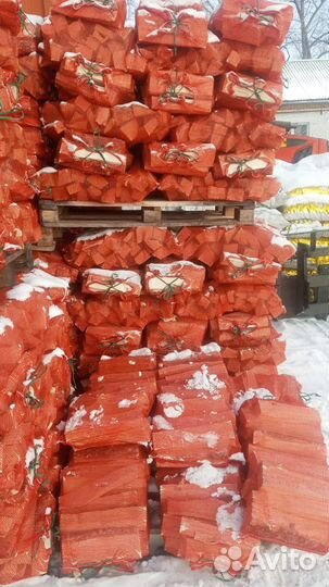 Дрова березовые сетки и навалом