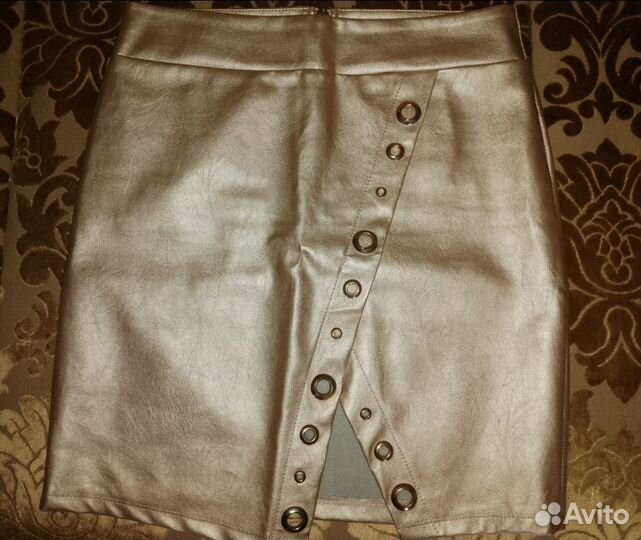 Кожаная юбка