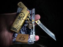 Нож Higonokami и чехол для зажигалки Bic