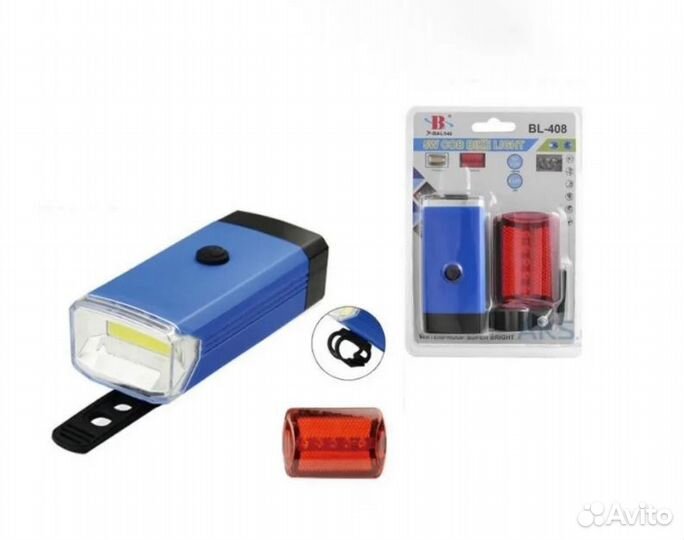 Фонарь велосипедный передний задний