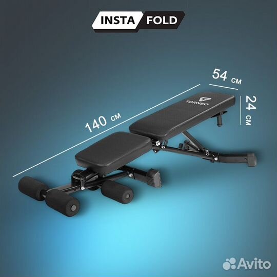 Скамья универсальная +эспандерный блок Torneo