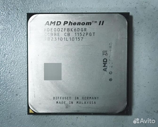 AM3 Топовый AMD Phenom II X6 Black Thuban 1100T