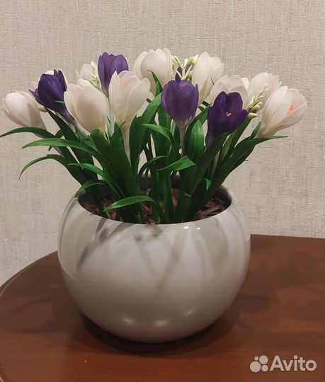 Цветы из холодного фарфора