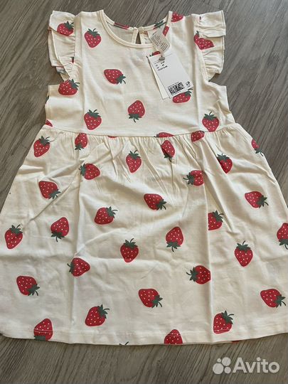 Платье для девочки hm 80,86,98,104,110,134
