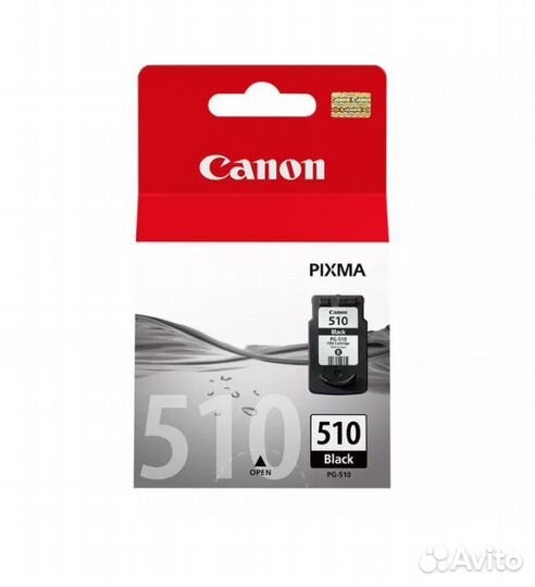 Картридж струйный черный Canon PG-510 black CTG