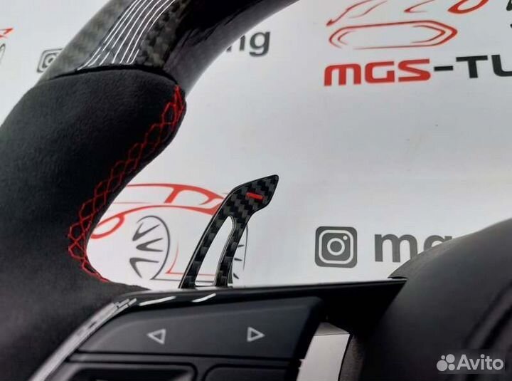 Руль Audi RS карбон дисплей Ауди Q7 4M RSQ7 2015+