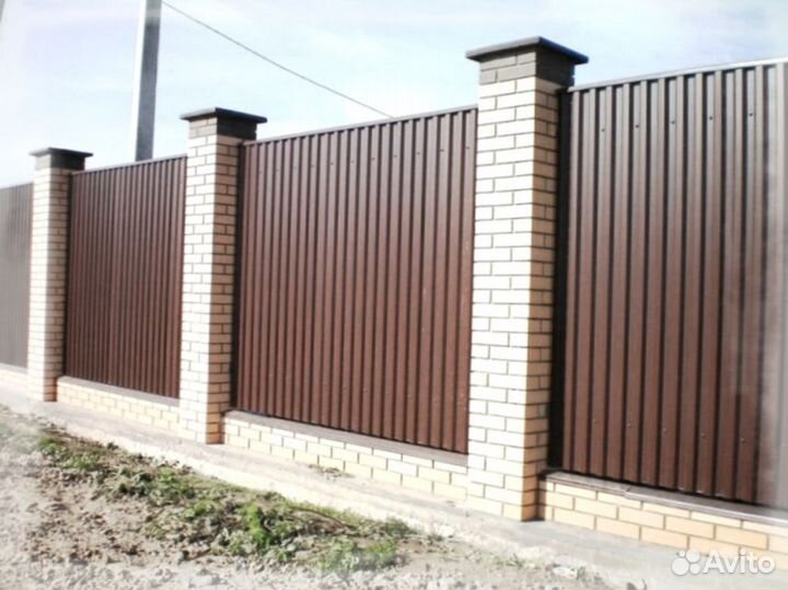 Забор из профнастила