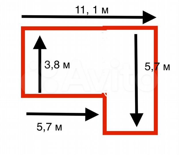 Свободного назначения, 25 м²