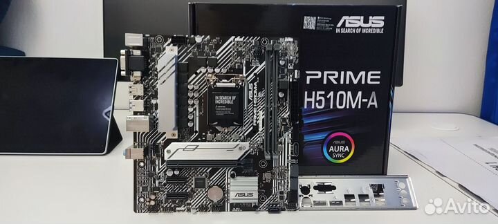 Материнская плата asus prime h510m a, lga 1200