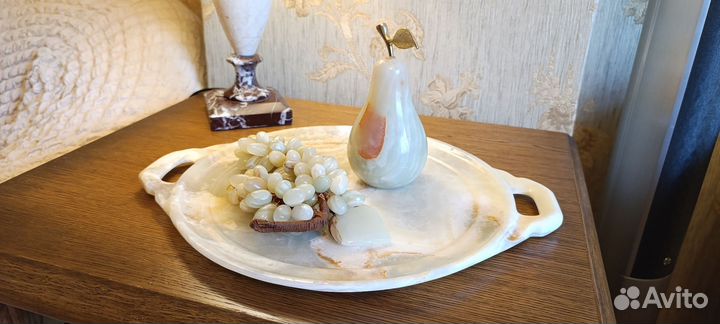 Блюдо/поднос из оникса