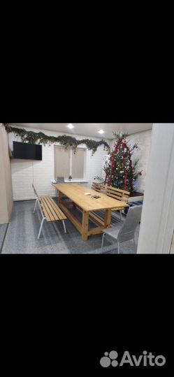 Русская баня на дровах с купелями и мангалом