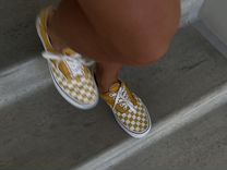 Кеды vans Era Checkerboard Yolk Yellow Оригинал