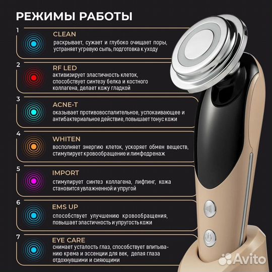 Микротоковый аппарат для лица RF - лифтинг
