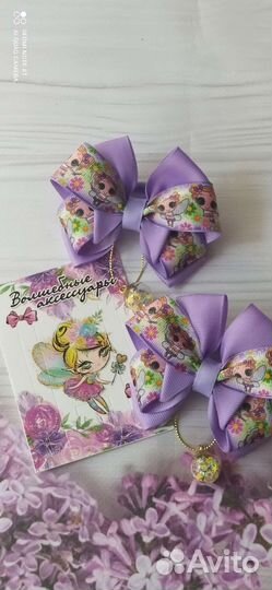 Бантики для девочек ручной работы