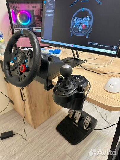 Руль logitech g29 с кпп