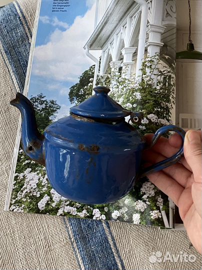 Эмалированная посуда старинная