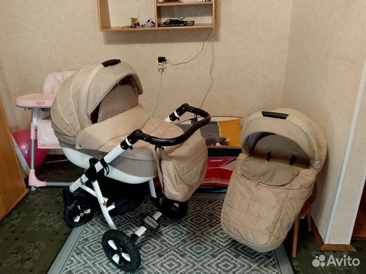 Коляска 2 в 1 бу